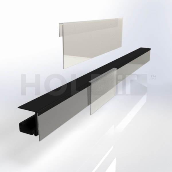 The UNiTRACK ¼ A4 Shelf Talker Holder (50p/box) - Image 3